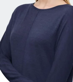 Cozy Comfort Sweater, Blue Dark Combination, 40