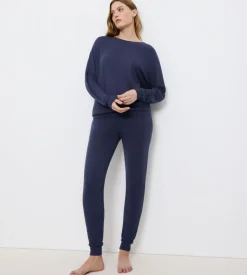 Cozy Comfort Sweater, Blue Dark Combination, 40