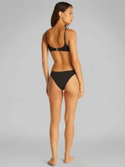 Curved Delta Bikinitrusser, Black, M