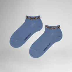 Cute Sneaker Strømper, Water Blue, 35-38