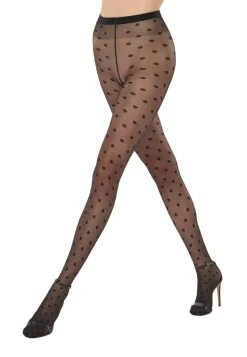 Daisy Tights, Black, L