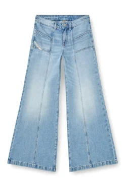 D-Akii Flare Jeans, Light Blue, W26/L30