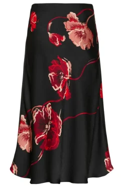 DawnIW Nederdel, Black Poppy Rose, 40