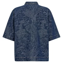 DeanCC Denim Skjorte, Denim Blue, M