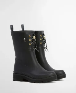 Devlin Mid Welly Gummistøvler, Black, 37