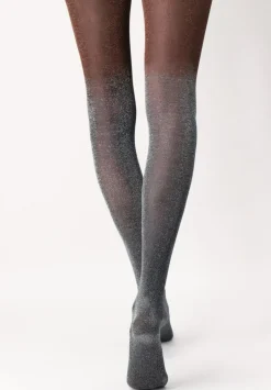 Diamond Lux 40 Strømpebukser, Silver/Bronze, S