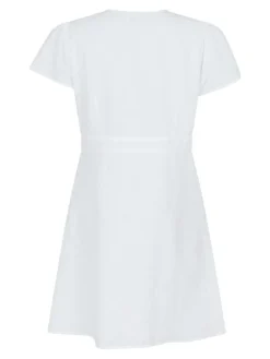 Diara Linen Kjole, Hvid, 40