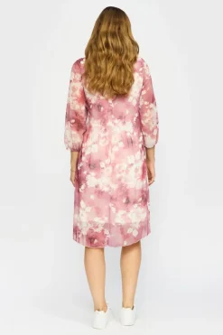 Dieppe Kjole, Rose Flower, XL