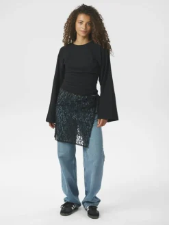 Diffana Wrap Nederdel, Black, 40