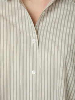 Dita Double Stripe Skjorte, Creme, 40