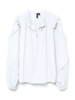 Ditte Bluse, Bright White, S