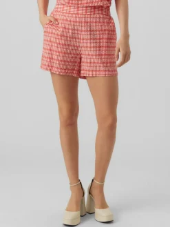 Dixie Højtaljede Shorts, Bittersweet, L