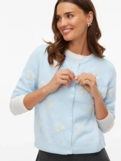 Doffy Cardigan, Cashmere Blue, XL