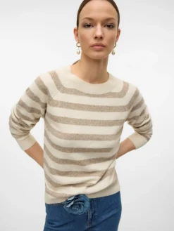 Doffy LS Striktrøje, Birch Sepia Tint, M