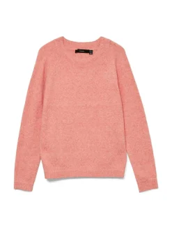 Doffy LS Striktrøje, Coral Paradise, XL
