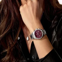 Domencia SJ-W2406-CZ Dameur, Silver, 36 mm