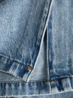 Dora Nara Denim Top, Light Blue Denim, XL