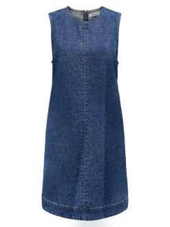 Dorsi Denimkjole, Medium Blue Denim, XS