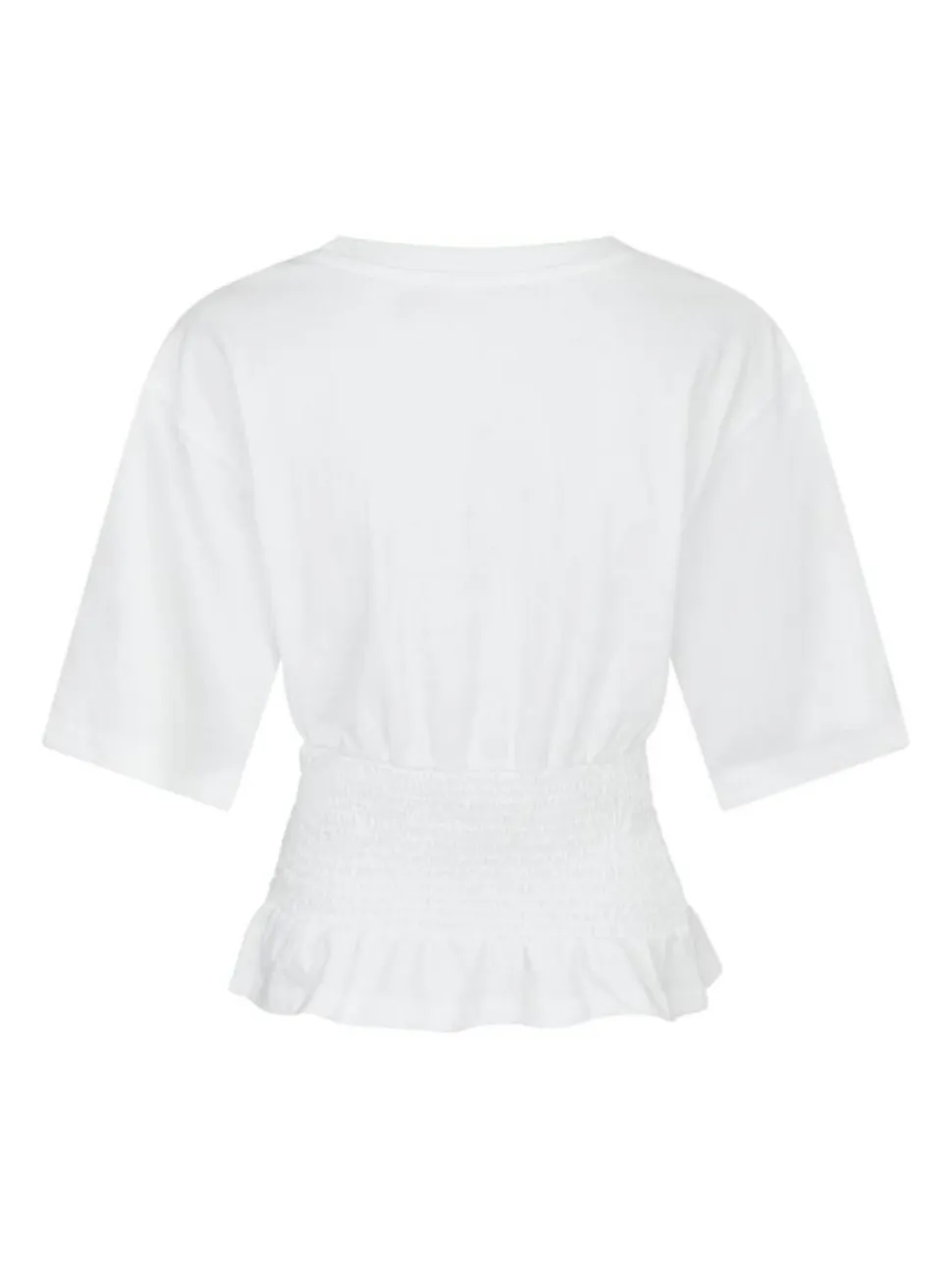 Dray Boxy Smock T-shirt, White, 36