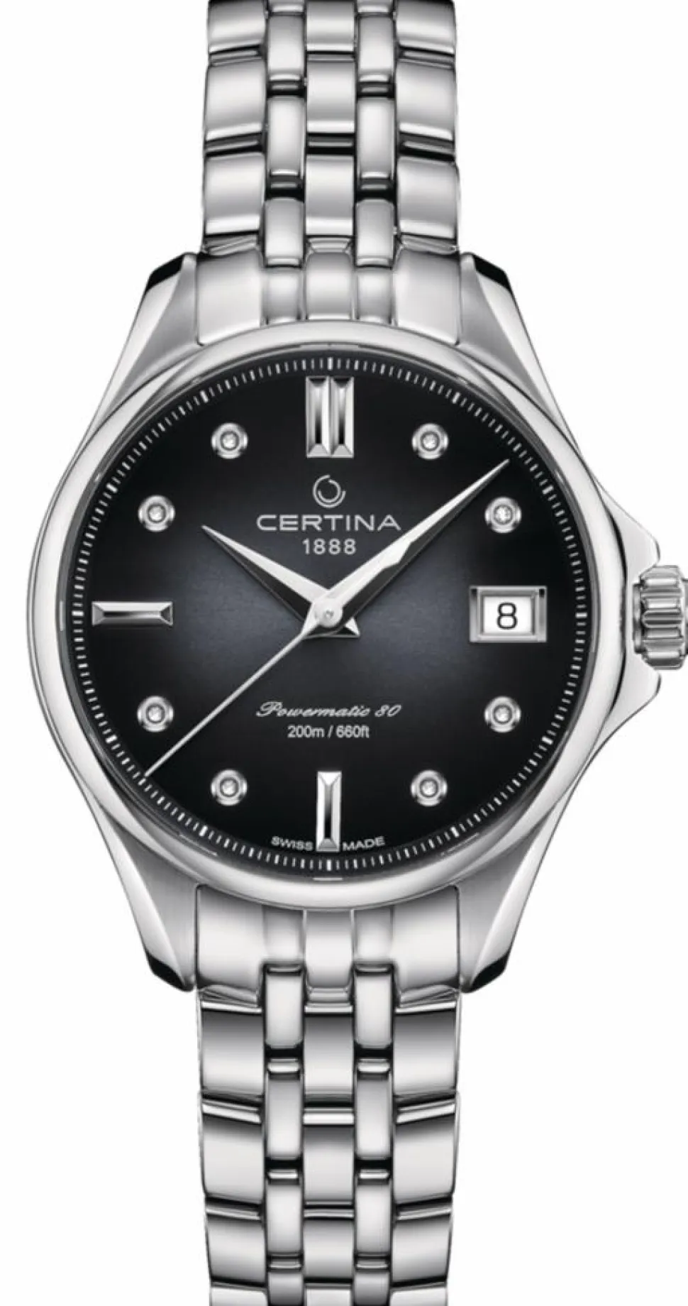 DS Action C032.207.11.056.00 Ur, Stål/Sort