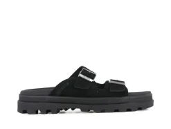 Dunlite Riviera Suede Sandaler, Black, 39