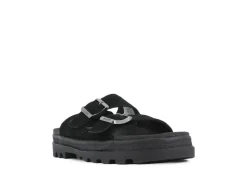 Dunlite Riviera Suede Sandaler, Black, 39