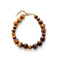 Earth Armbånd, Gold Plated, 16-19 cm