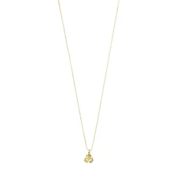 Echo Halskæde, Gold Plated, 40+12 cm