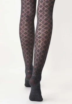 Eco Sneakers Crochet Strømpebukser, Black, S/M