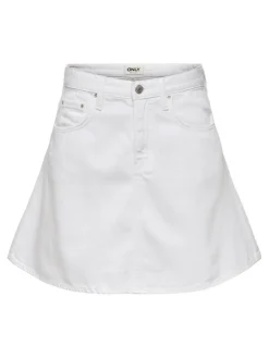 Eden A-nederdel, White, XL