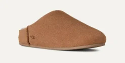 Elea Slip-On Slippers, Chestnut, 39