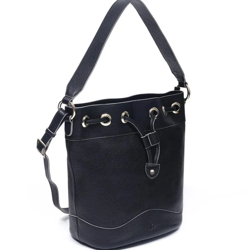 Elena Bucket Bag, Sort
