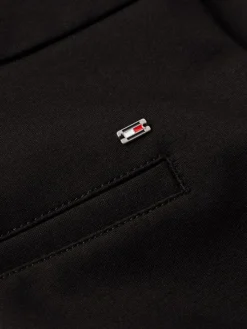 Elevated Slim Straight Bukser, Black, 38