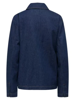 Ellis Denimjakke, Dark Blue Denim, M