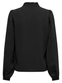 Ellis Lace Bluse, Black, 38