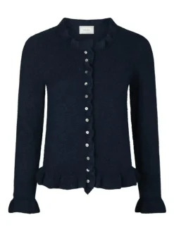 Elowen Knit Cardigan, Navy, 36