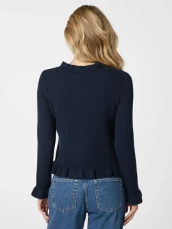 Elowen Knit Cardigan, Navy, 36
