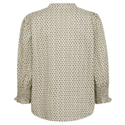 ElsyCC Frill Bluse, Bone, XS