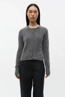 Enada Cardigan, Dark Grey Mel, XL