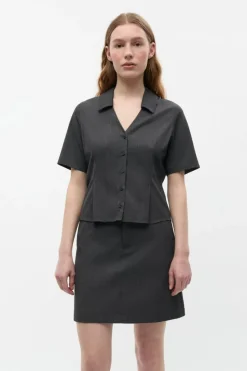 Enalessia Nederdel, Dark Grey Mel, 40