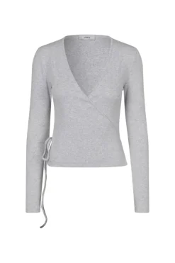 Enally Bluse, Light Grey Mel, M