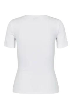 Enally Crop T-shirt, Bright White, XL