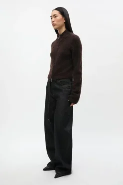 Enbessie Cardigan, Chocolate Torte Mel, XL