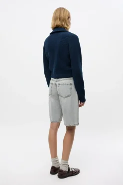 Endank Long Shorts, Light Grey Bleach, 38