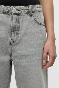 Endank Long Shorts, Light Grey Bleach, 38