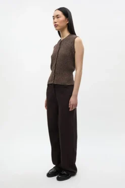 Endysis Vest, Chocolate/Brindle, S