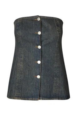 Enelm Top, Mid Worn Blue, 38