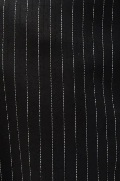 Enkrypton Bukser, Black Pinstripe, 42