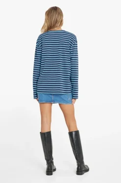 Enkulla Langærmet T-shirt, Navy/Blue, M