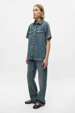 Enmass Skjorte, Tinted Blue, 36